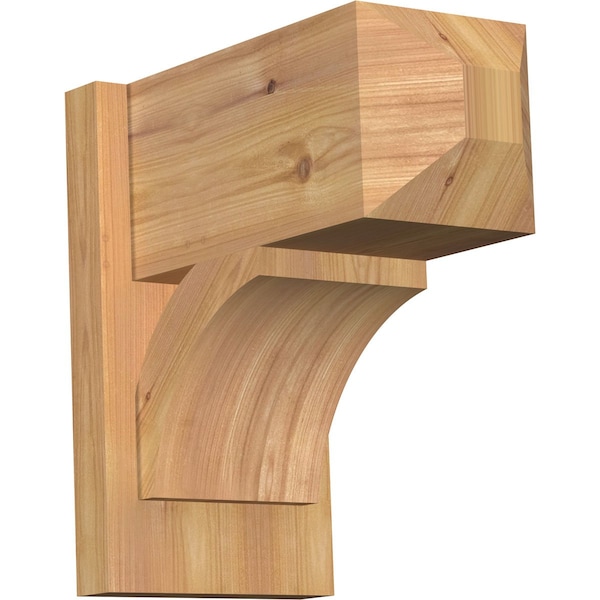 Ekena Millwork Thorton Craftsman Smooth Outlooker, Western Red Cedar, 7 1/2"W x 14"D x 14"H OUT08X14X14THR04SWR - main